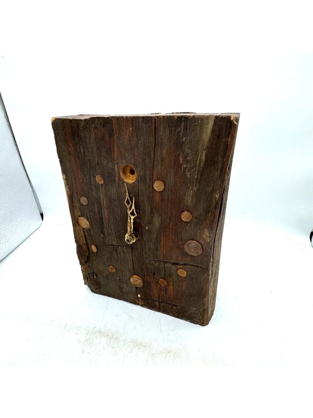 Rustic Handmade Reclaimed Wood Analog Wall Clock Primitive Farmhouse Decor Barn